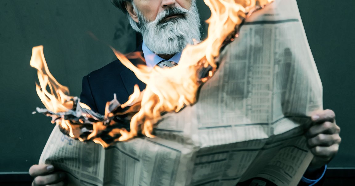 A new survey shows that media executives are all feeling pretty glum about how AI will affect journalism and news.