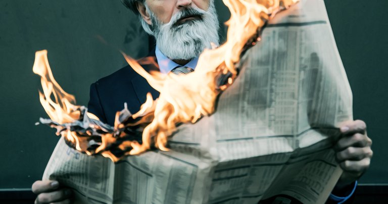 A new survey shows that media executives are all feeling pretty glum about how AI will affect journalism and news.