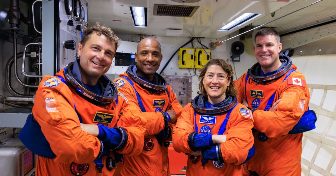 On Friday, the four astronauts of NASA's Artemis 2 mission to the Moon officially entered quarantine in preparation for their journey.