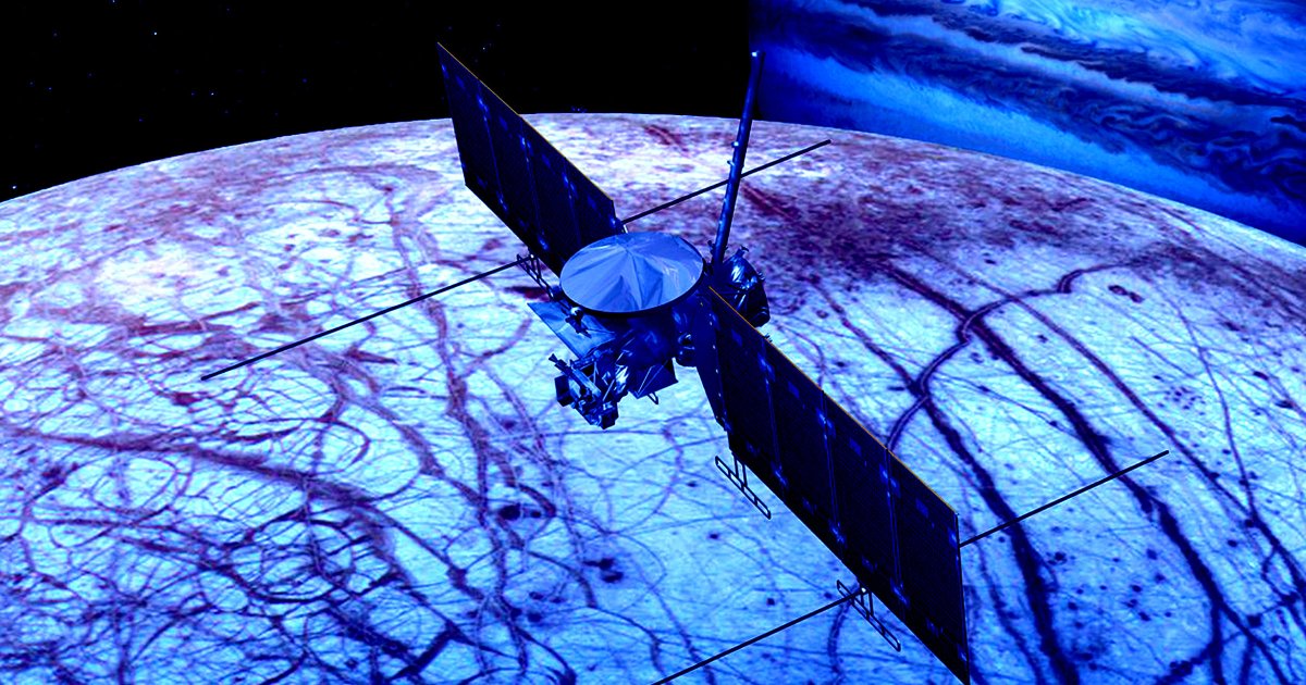 NASA Says Europa Is Covered by a Thick Icy Shell