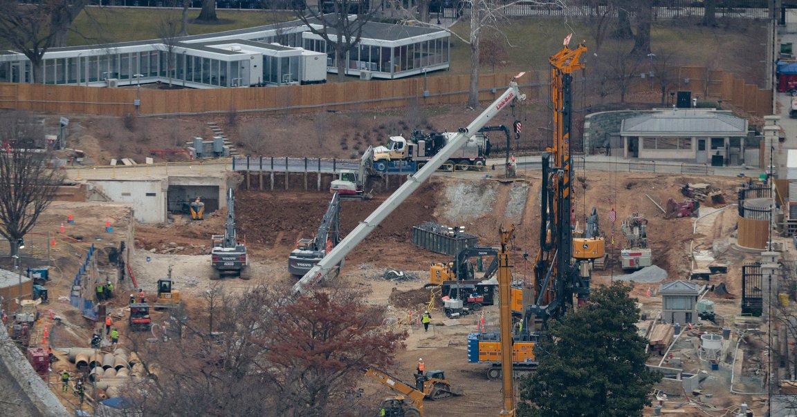 Plans to rebuild an underground shelter under the White House's East Wing have been shrouded in plenty of secrecy.