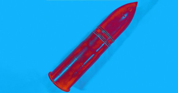 A man in France was rushed to the operating room after shoving a 37mm brass-and-copper "collectible shell" from WW1 up his rectum.