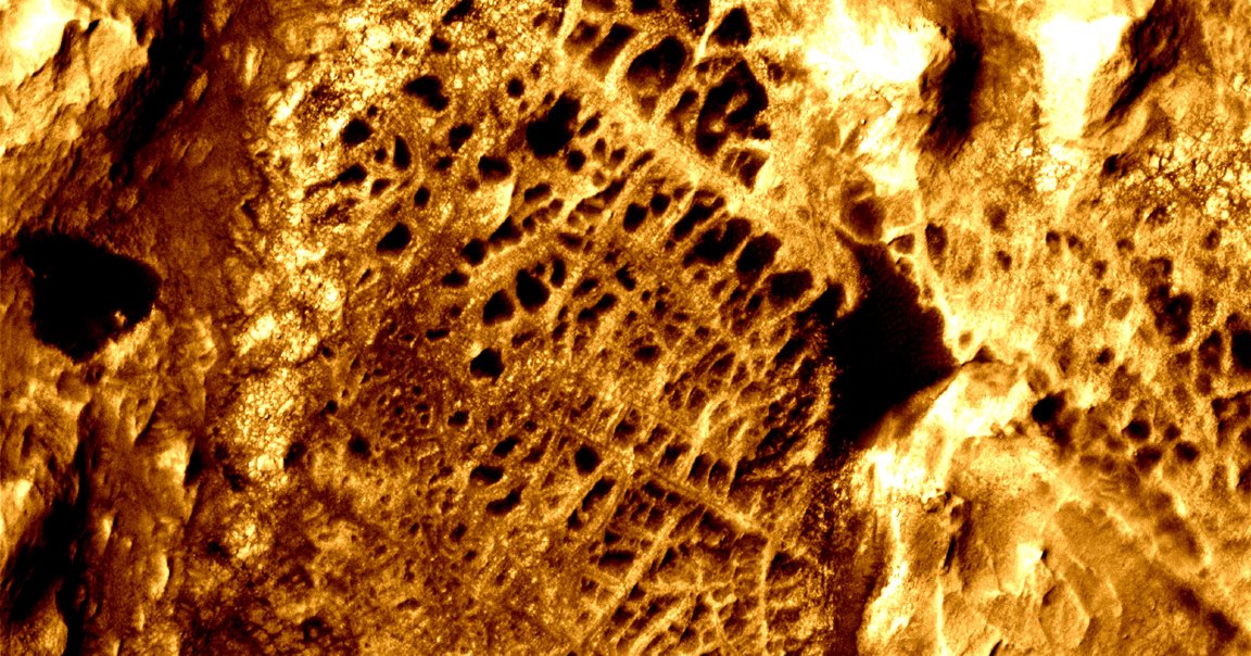 NASA Rover Exploring Strange Structures on Mars, About the Height of a ...