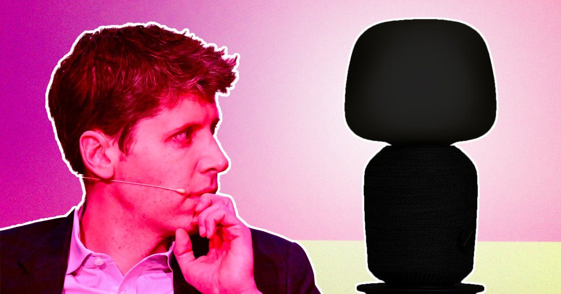 A team of over 200 employees at OpenAI has been working on a smart speaker that features a built-in camera to analyze its surroundings.