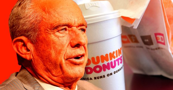 Robert Kennedy Jr. took aim at popular coffee chain Dunkin' for stuffing an immense amount of sugar into their drinks.