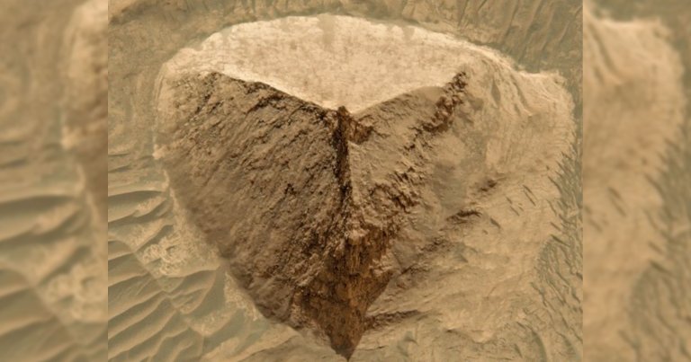 Conspiracy theorists suggested they had stumbled upon a pyramid on Mars that could've been built by aliens. Scientists are not buying it.