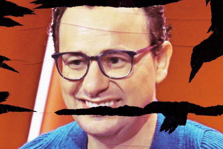 Closeup portrait of Dario Amodei, the CEO of Anthropic.