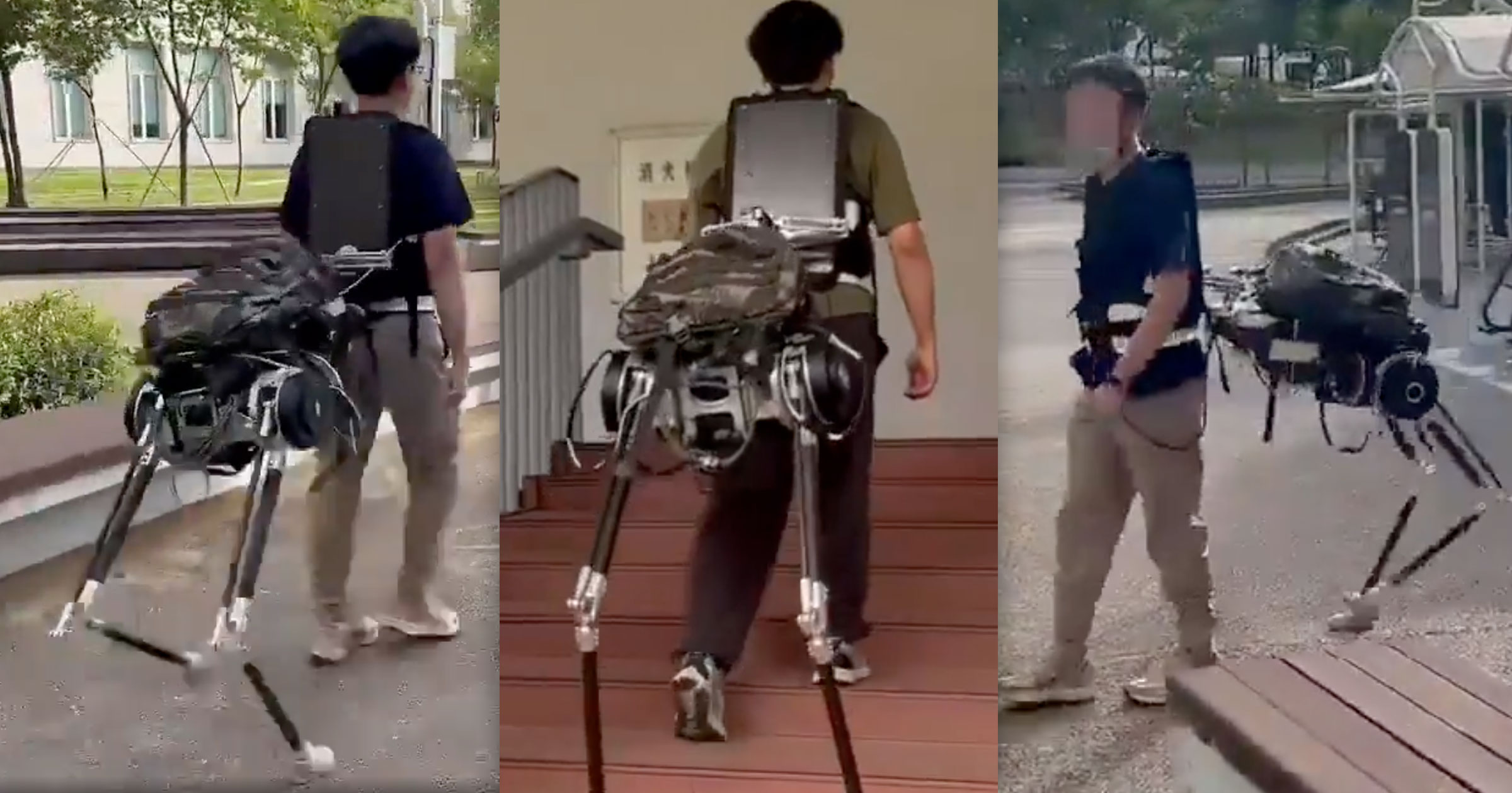 futurism.com - Victor Tangermann - Body Horror Robot Turns Human Into Centaur
