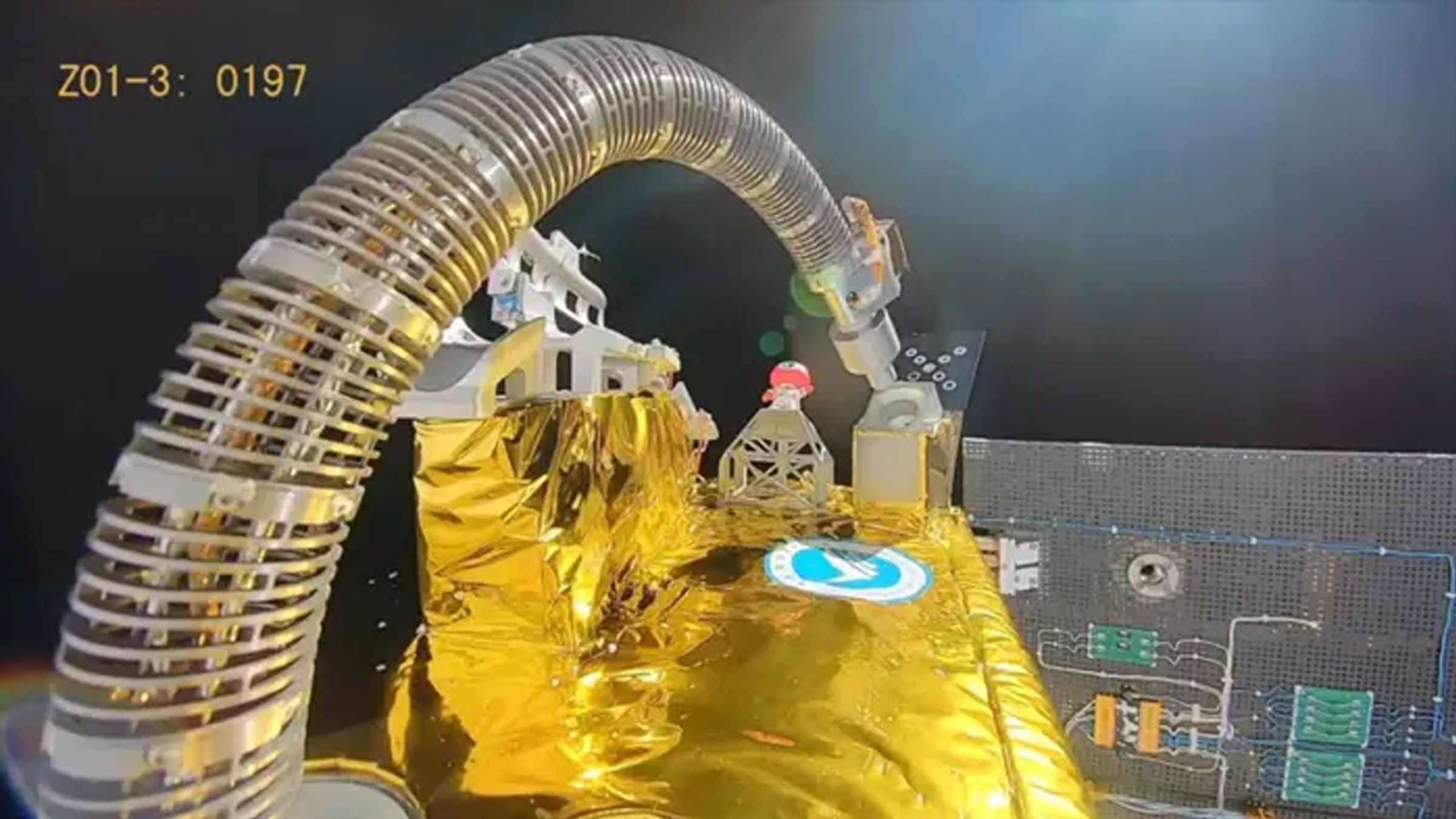 futurism.com - Joe Wilkins - New Chinese Spacecraft Tests Robotic Octopus Tentacle for Refueling in Orbit