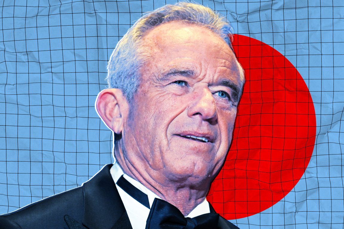 Photo illustration featuring U.S. Secretary of Health Robert F. Kennedy Jr.