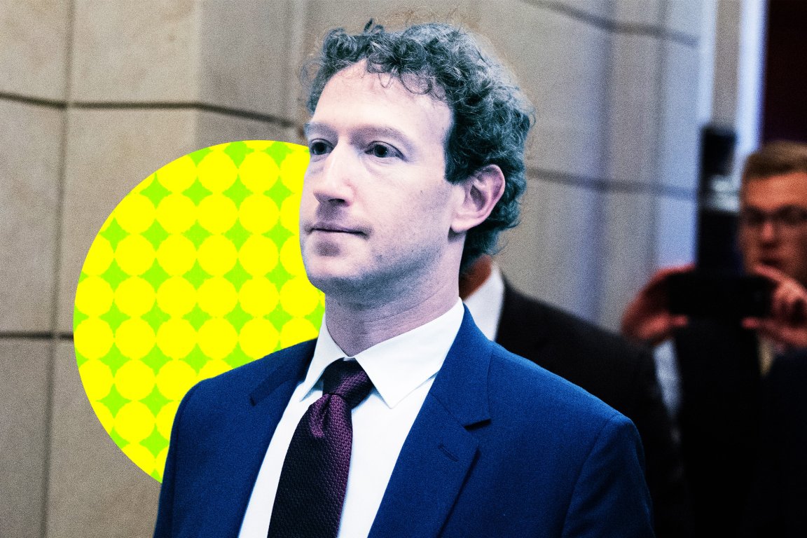 A photo illustration featuring Meta CEO Mark Zuckerberg.