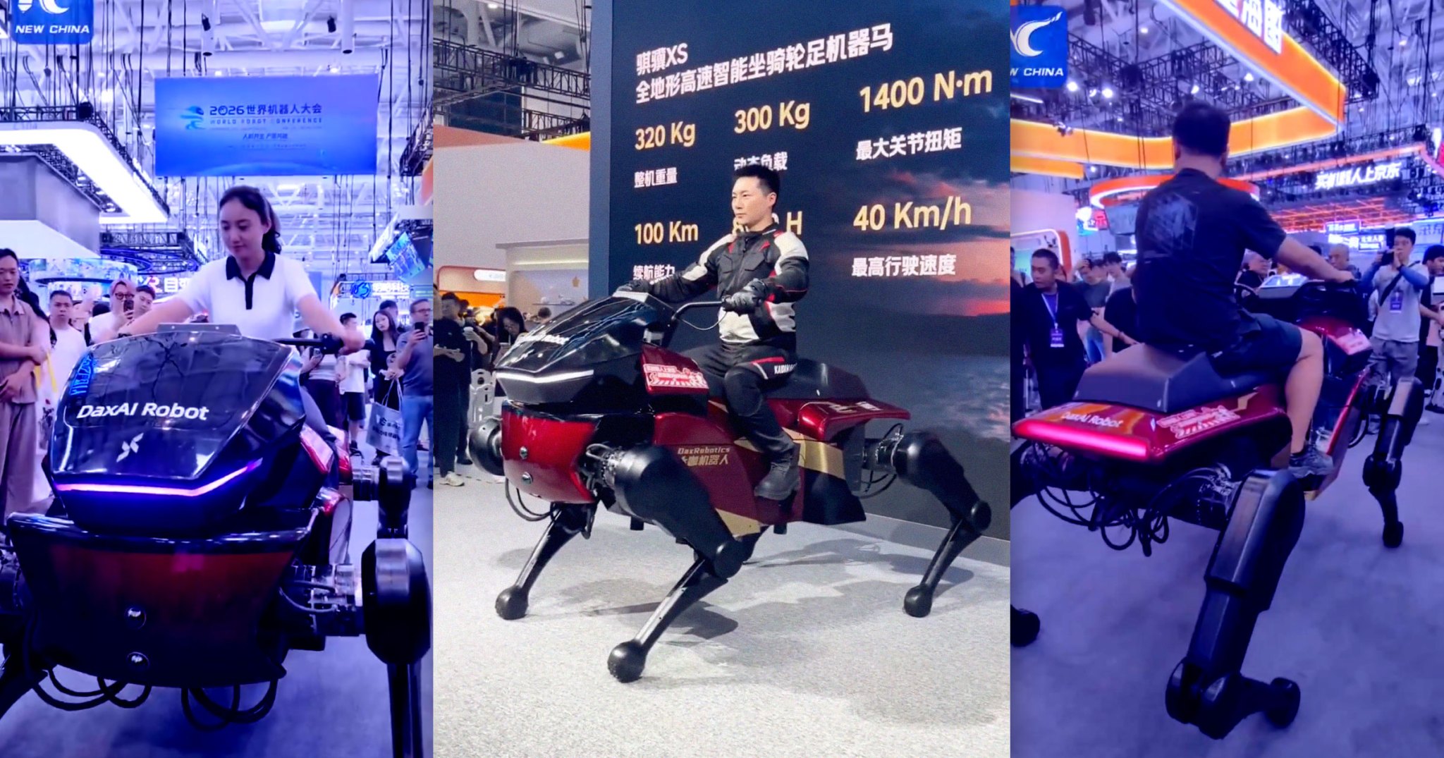 futurism.com - Victor Tangermann - Chinese Startup Shows Off Robot Horse You Can Actually Ride