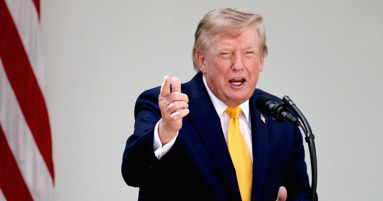 President Donald Trump speaks during an event in the Rose Garden of the White House on August 24, 2026.