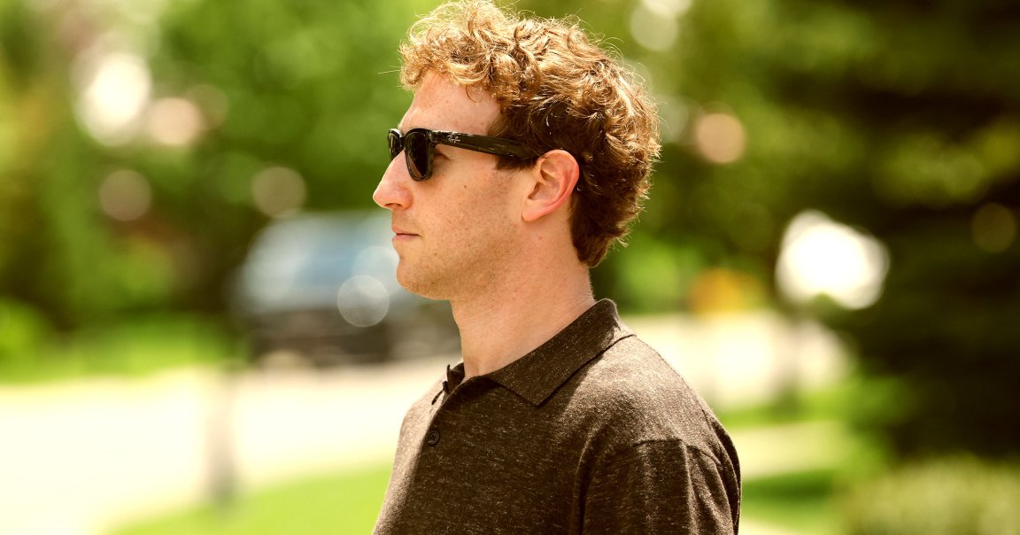 CEO of Meta Platforms Mark Zuckerberg attends the Allen & Company Sun Valley Conference at the Sun Valley Lodge.