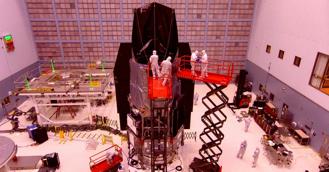 A view of scientists working on NASA's Nancy Grace Roman Telescope.