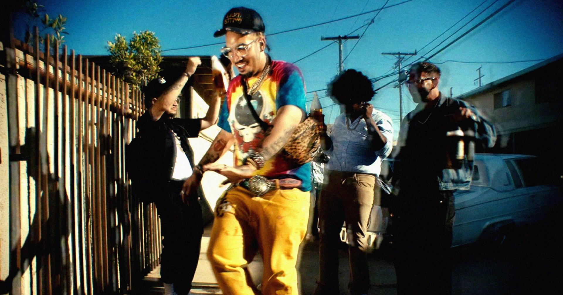 A screenshot of the song RUBBERZ being performed by Fenix Flexin.