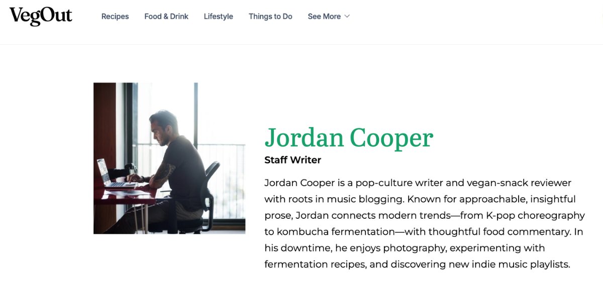 The bio of