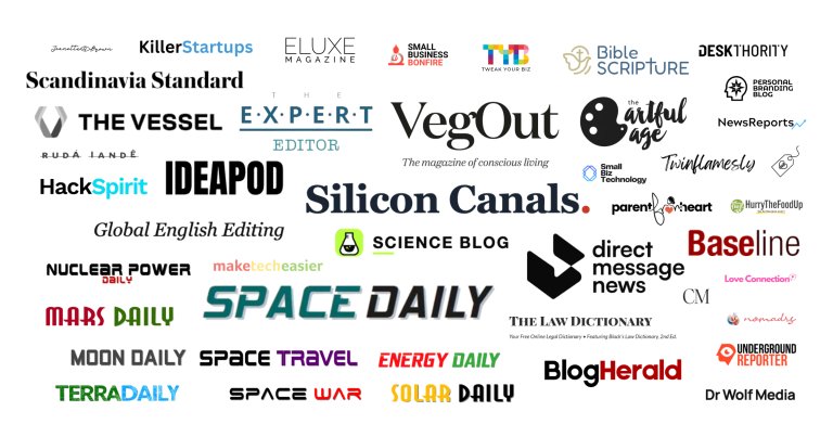 A graphic shows the logos of many publications owned by Brown Brothers Media.
