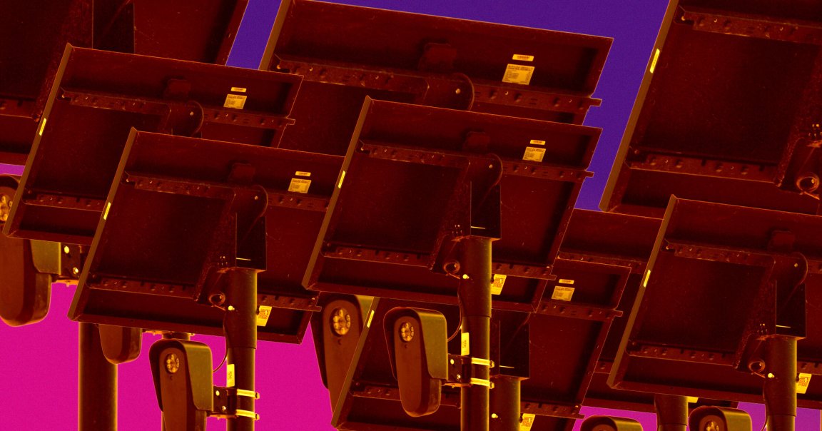 A photo illustration of Flock cameras.