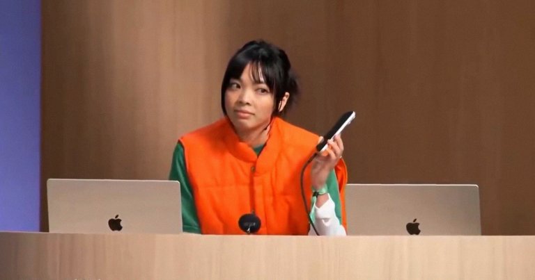 A screenshot of a live on-stage demo of OpenAI's latest AI agent.