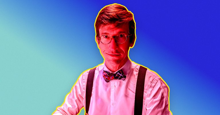 A photo illustration of Dartmouth provost Santiago Schnell.