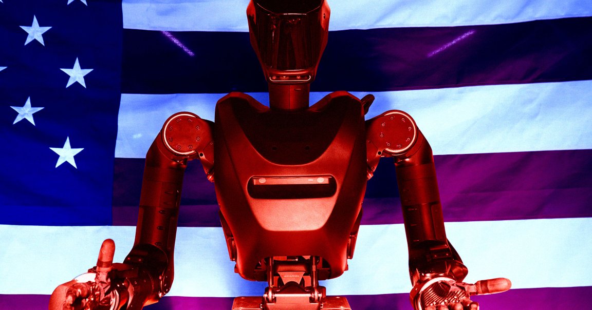 A color-treated photo of a Foundation Phantom robot.