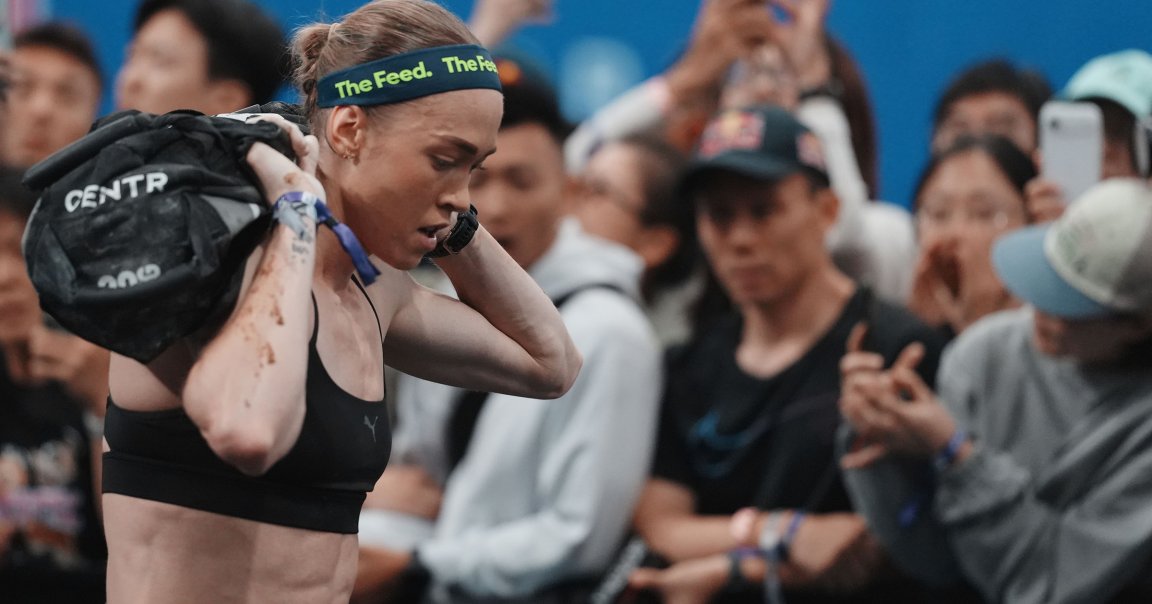 Joanna Wietrzyk of Australia takes part in HYROX Beijing 2026.
