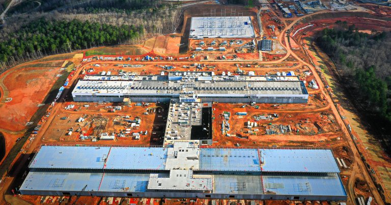 A data center construction site in Georgia.