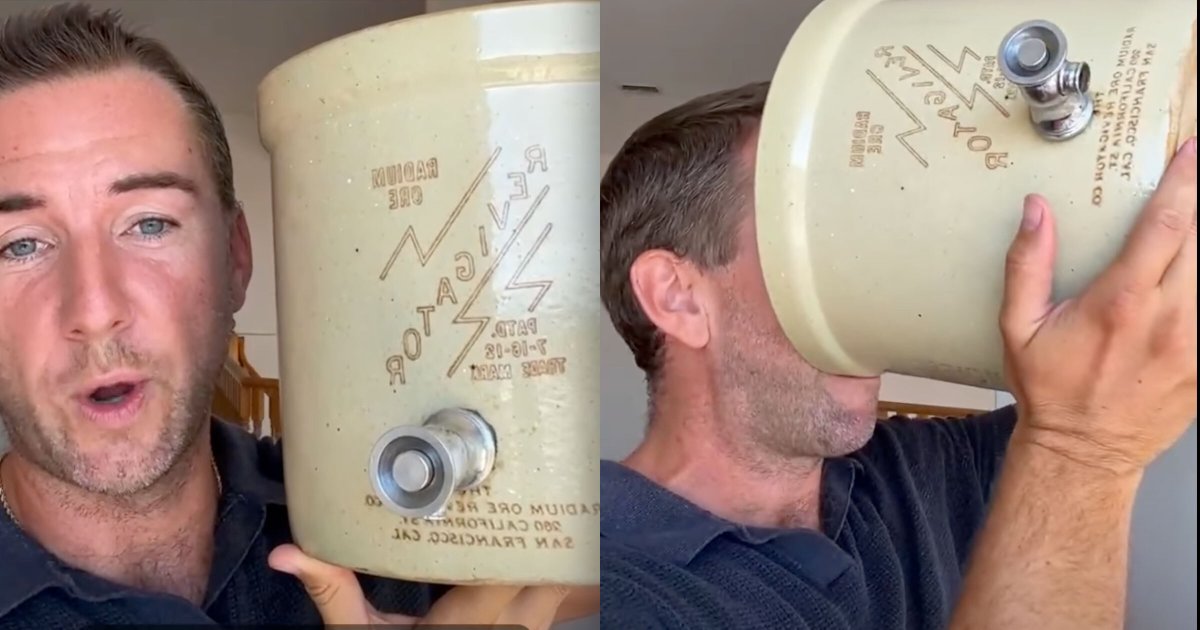 Alternative Health Influencer Boasts That He's Been Drinking From a Radioactive Jug for 250 Days Straight