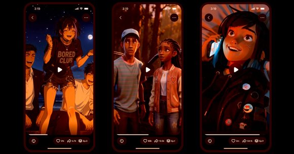 AI characters from Character.AI are shown.