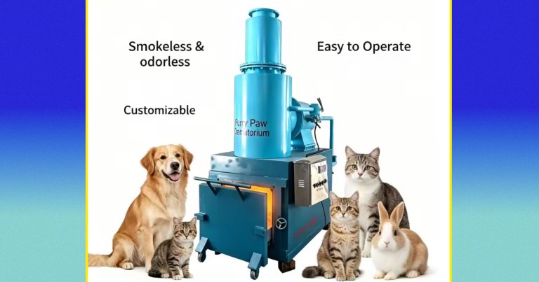 A listing of a pet crematorium on AliExpress.