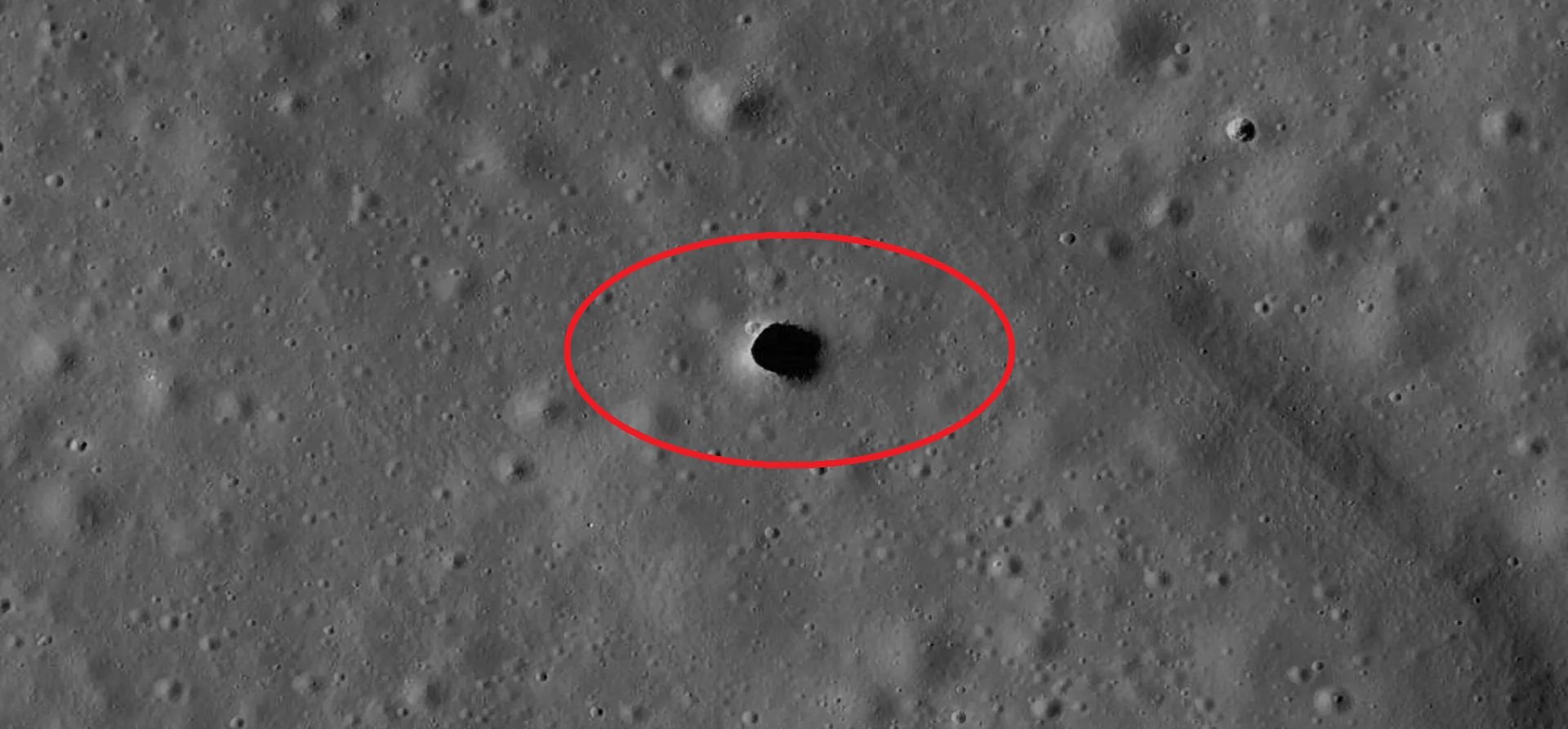 NASA Investigating Large Hole on Moon That May Open Into Enormous Cave