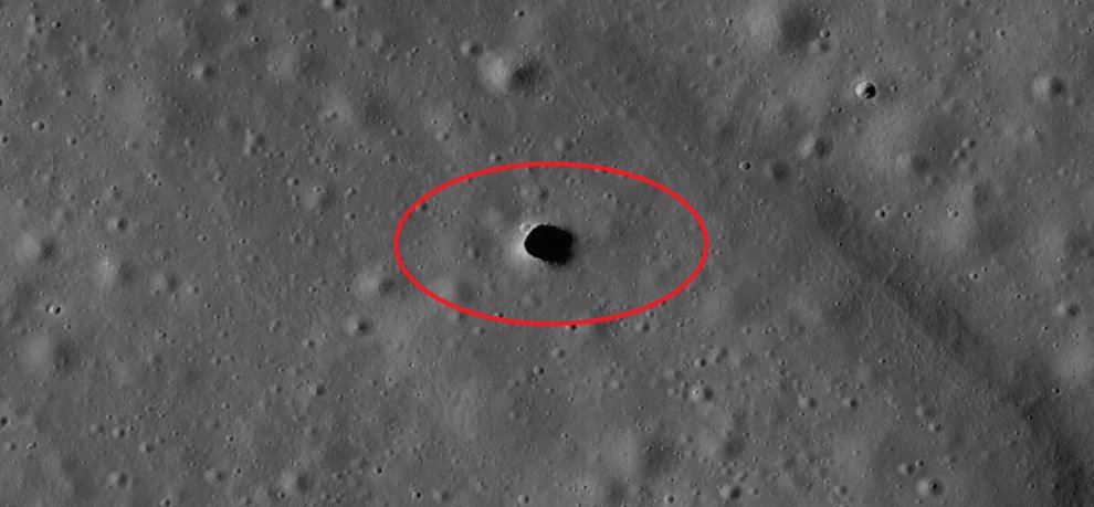 NASA Investigating Large Hole on Moon That May Open Into Enormous Cave