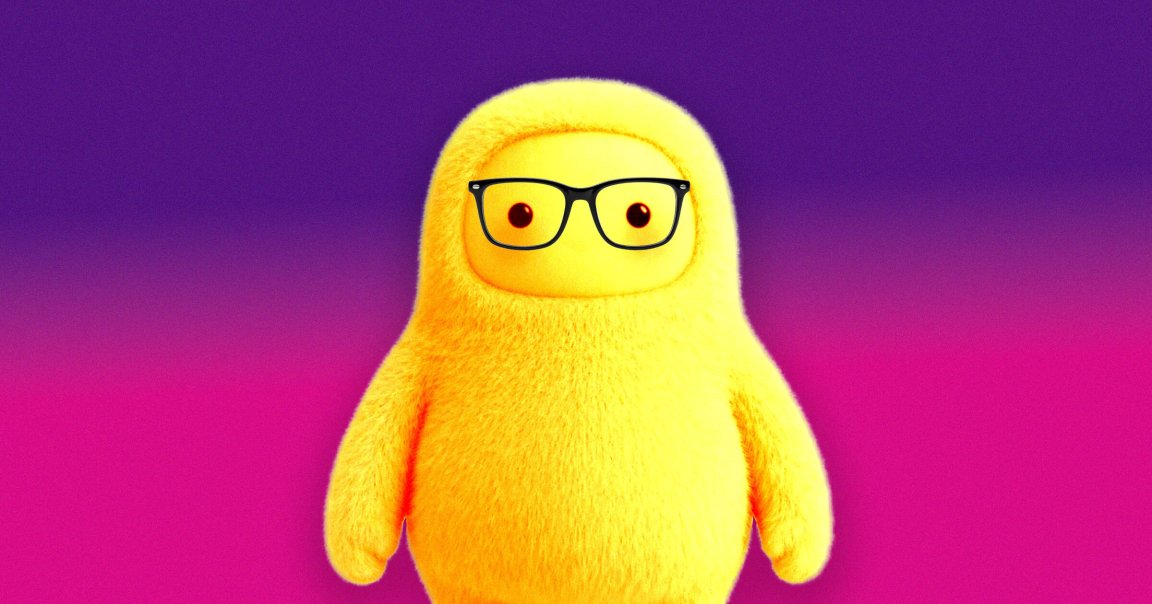 A photo illustration of Meta's Muse mascot.