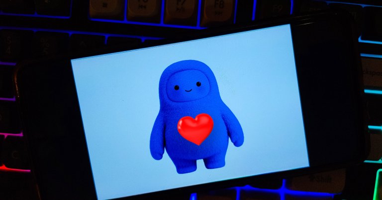 Meta's Muse AI agent on a smartphone with a heart.