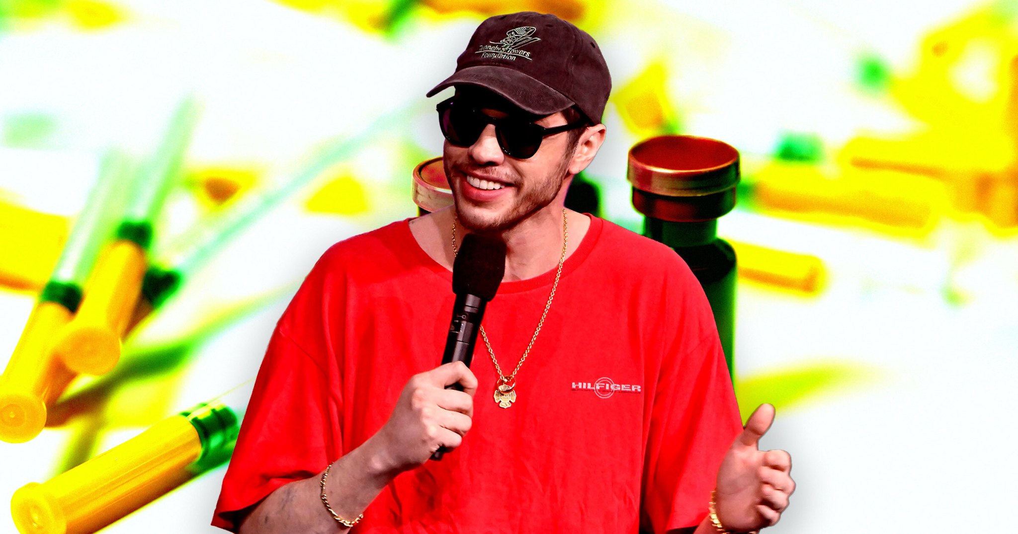 futurism.com - Frank Landymore - Pete Davidson Has Been Crushing Black Market Peptides to Get Disgustingly Swole