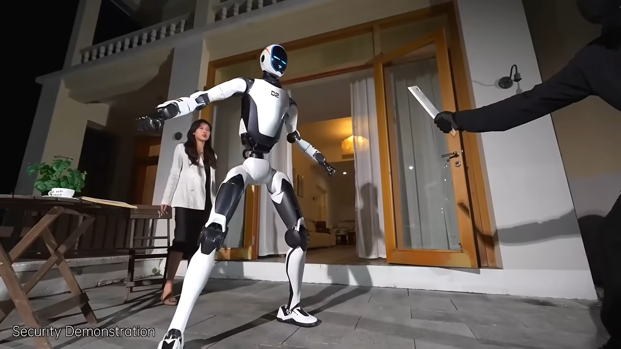 futurism.com - Frank Landymore - Unitree Unveils Fearsome Bodyguard Robot